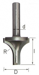 Фреза ГЛОБУС 2057 R10 пазовая фасонная